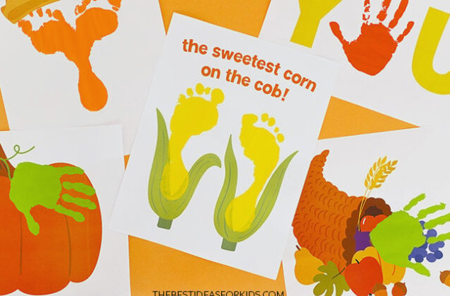 Thanksgiving Handprint Craft Template