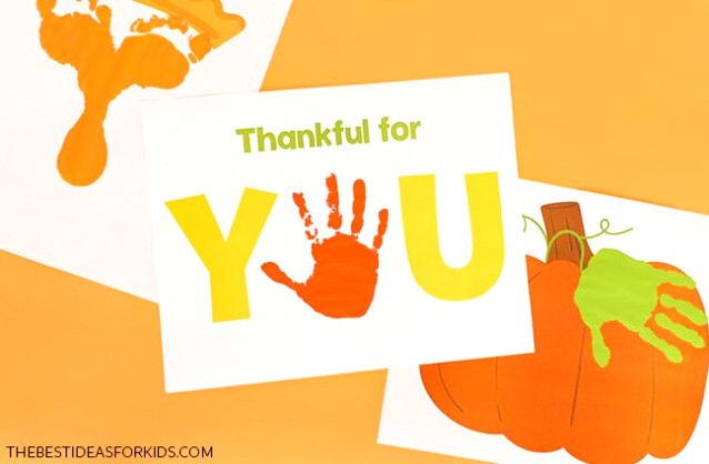 Thanksgiving Handprint Activity Template