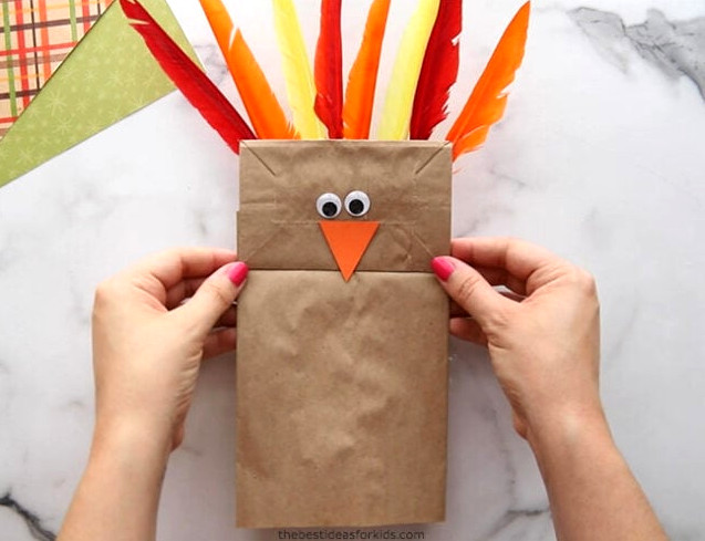 Turkey Paper Bag Craft