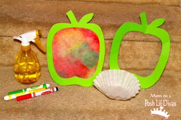 apple crafts for preschool