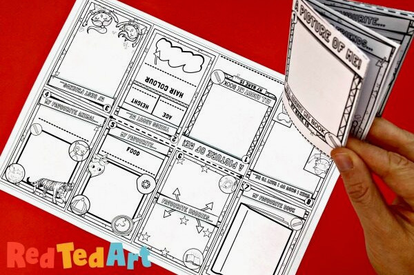 About Me Booklet for New Years Eve or Back to School