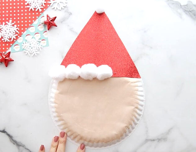 Add Cotton Balls to brim of hat