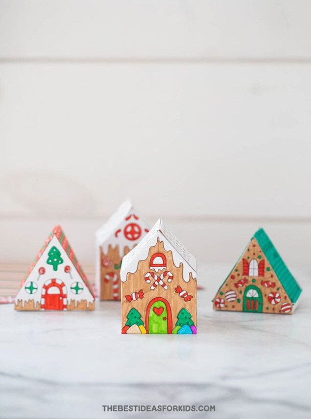 Create a Paper Gingerbread House
