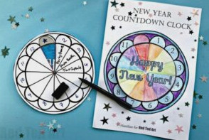 New Year's Eve Party Hat Printables - Decorate your own hat with the templates or select one of our premade party hats. This enjoyable New Year's Eve printable activity is perfect for children. The template is also suitable for any DIY celebration! #newyears #newyearseve #party #partyhats #printable #templates #kids #newyearseve2018