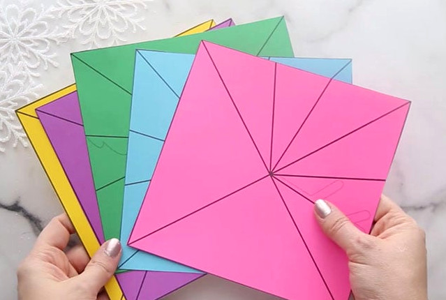 Cut out Snowflake Template