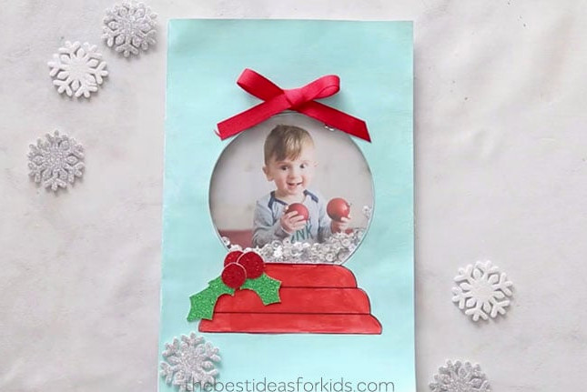 Decorate Snow Globe Template
