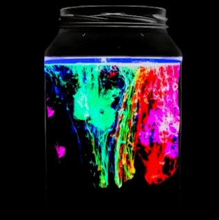 fireworks in a jar
