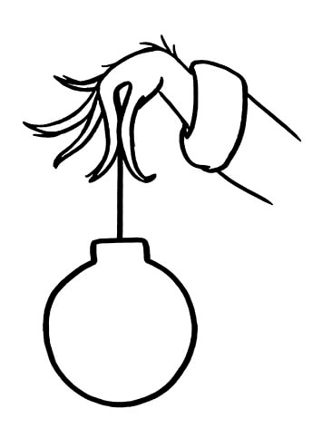 Grinch Greeting Card Template Image