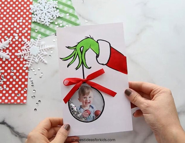 Grinch Card Pattern