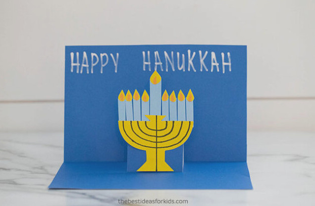 Handmade Hanukkah Card