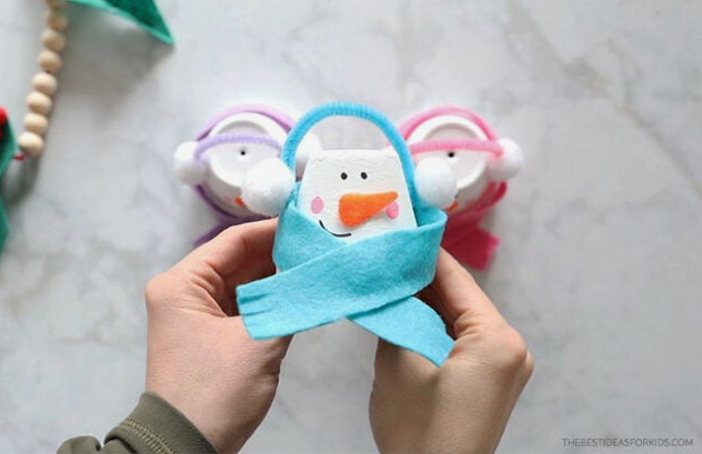 How to make a terracotta snowman