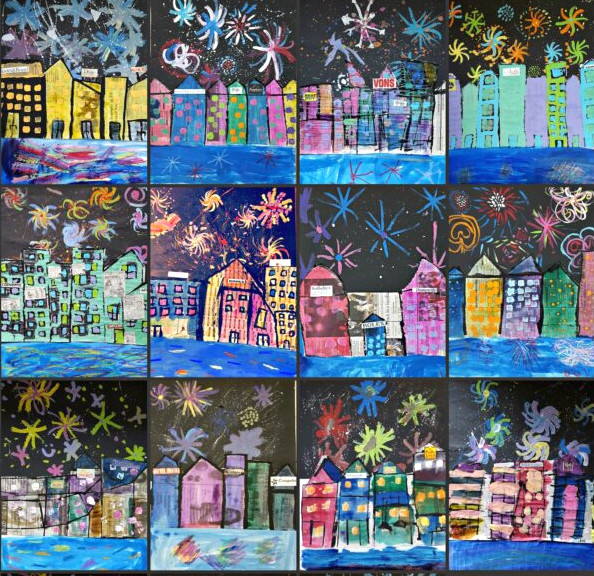 fireworks art