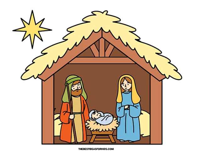Nativity Manger Scene Printable