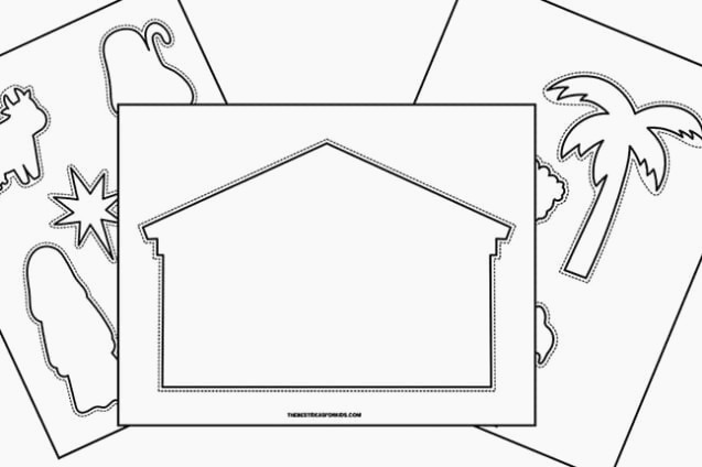 Nativity Outline Templates