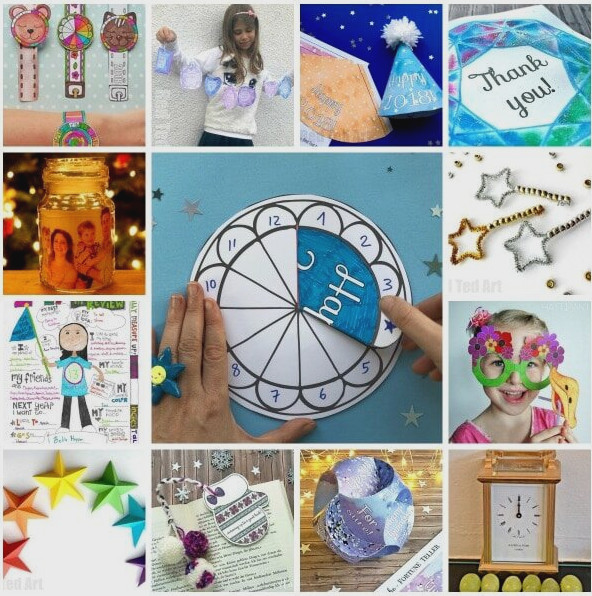 New Year's Eve Countdown for Kids - Count down to Midnight with this fantastic set of hourly activity for kids. Includes many printables to make New Year's Eve planning quick and easy. Love these New year's eve printables for kids #newyearseve #newyearseve2018 #printables #countdown #newyearsevecountdown