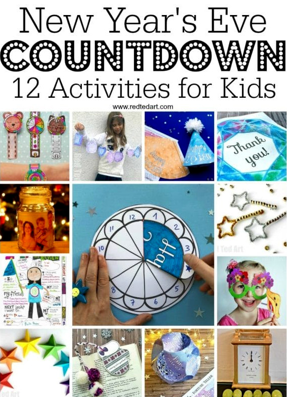 2019 Countdown Activities for Kids - Happy New Year - New Year's Eve Crafts
