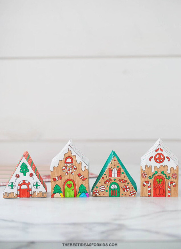 Paper Gingerbread House Patterns