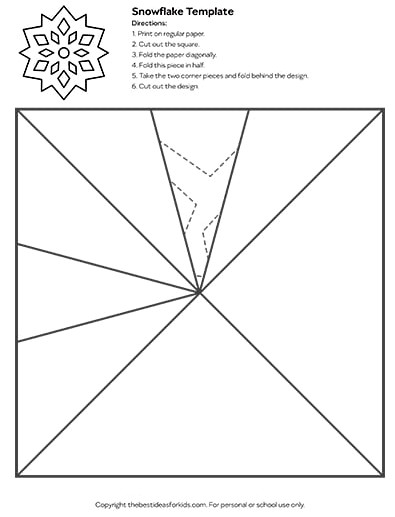 Pattern 8 featuring a snowflake