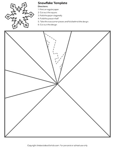Pattern 9 featuring a snowflake