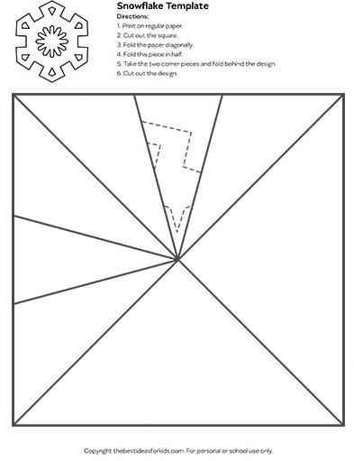 Pattern 10 featuring a snowflake