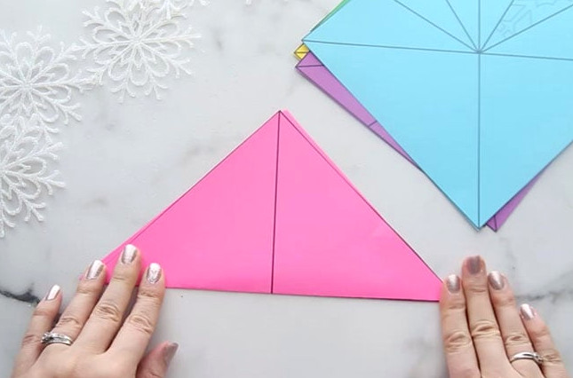 Step 1 Fold Triangle