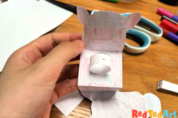 paper horse puppet craft