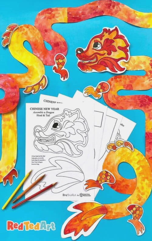 chinese new year dragon craft