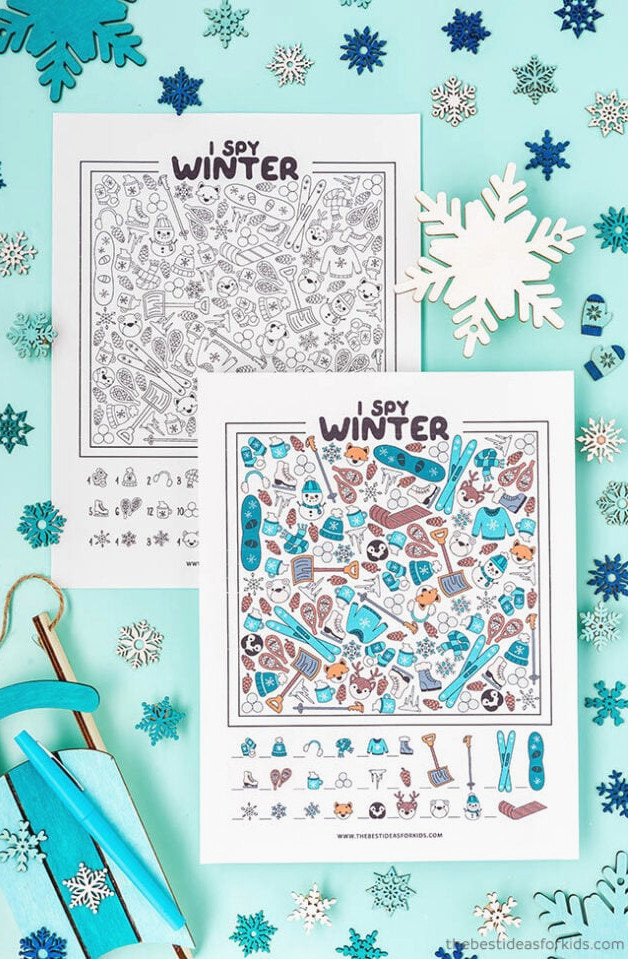 Winter I Spy Activity Sheets
