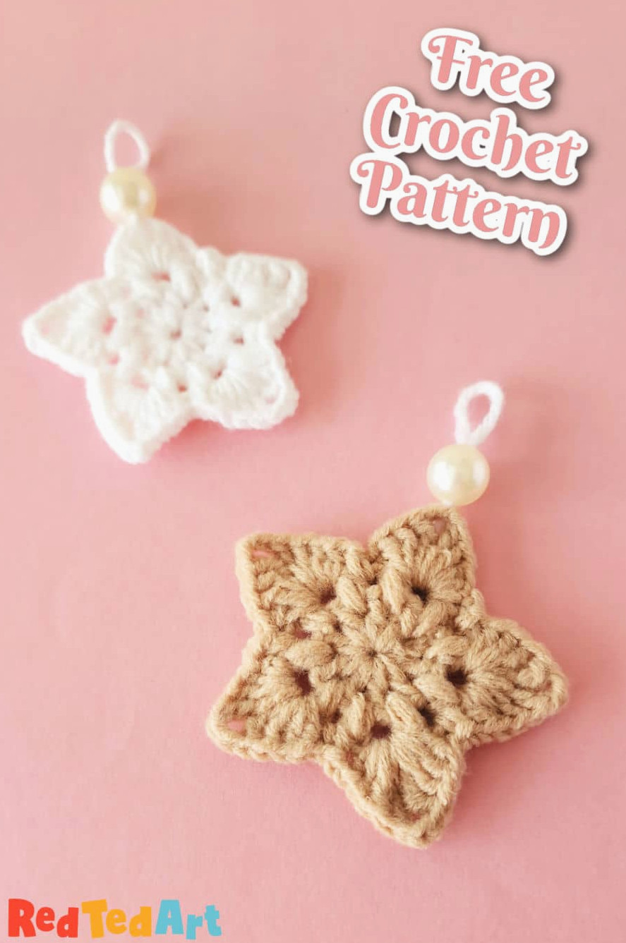 how to crochet a star applique