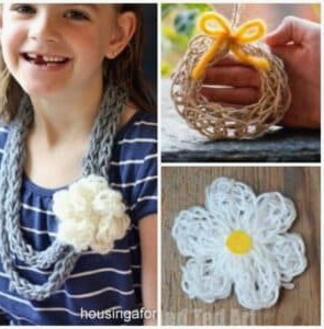 finger knitting ideas
