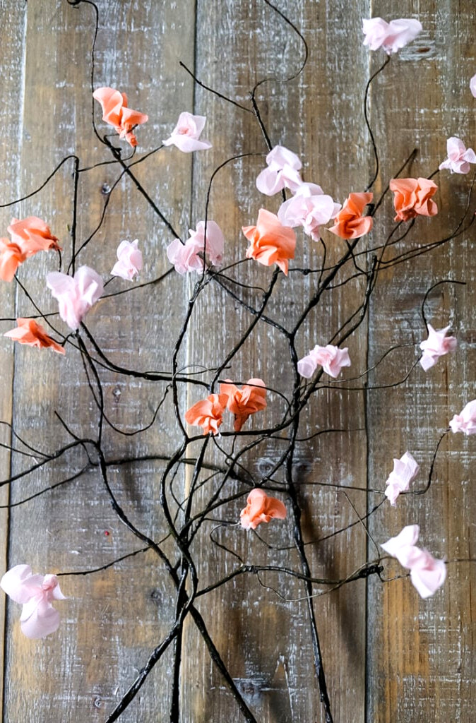 paper blossom branches