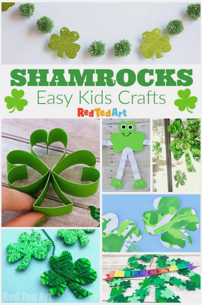 Easy Shamrock Crafts Kids