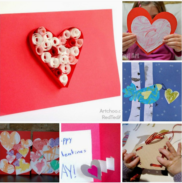25+ Valentines Cards for Kids to Make - this is such an amazing set of Valentines Day Cards for Kids to make. So many cool and different ideas for all ages!