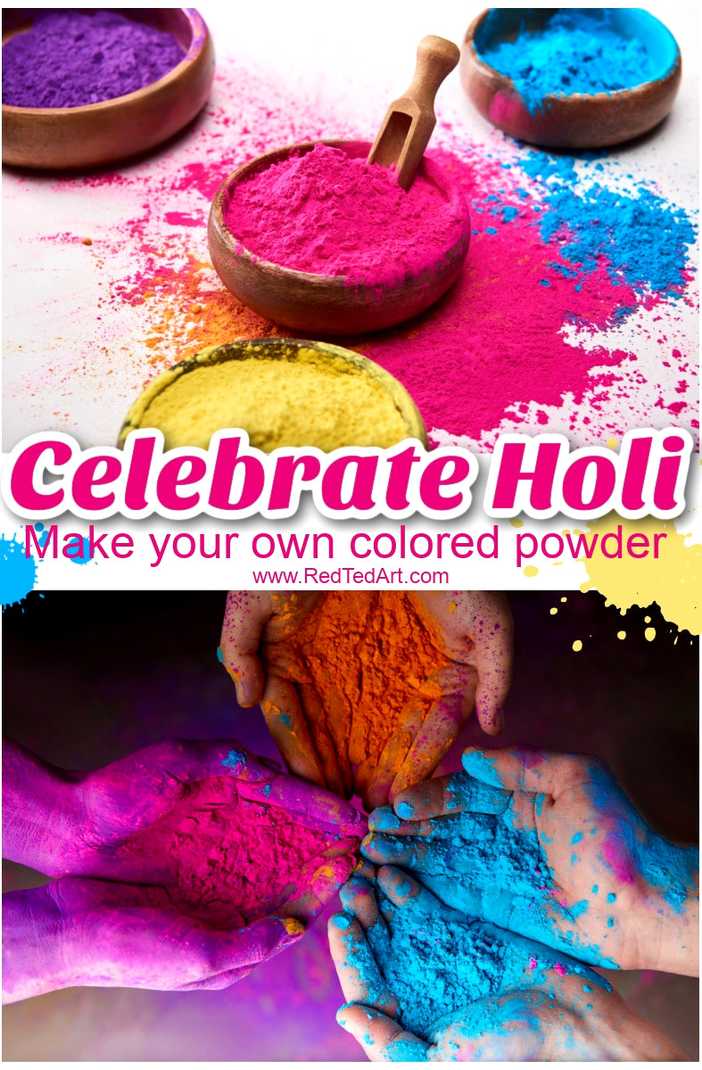 holi activities for kids - color run
