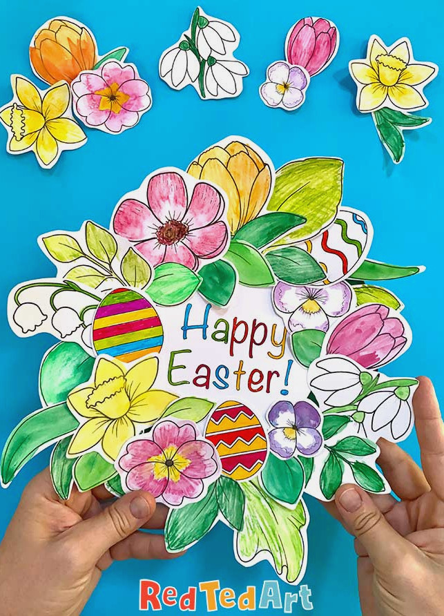Easter Wreath Printable