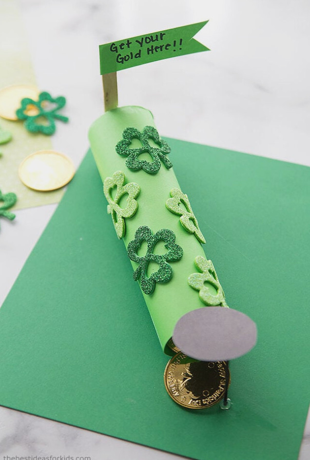 Paper Roll Leprechaun Trap