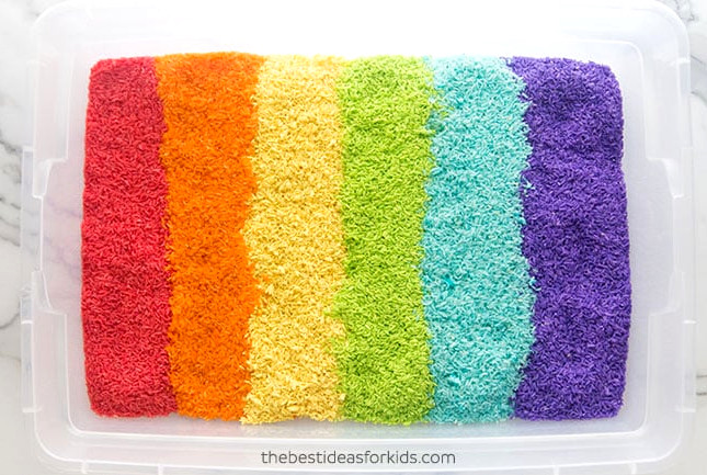 Rainbow Rice DIY