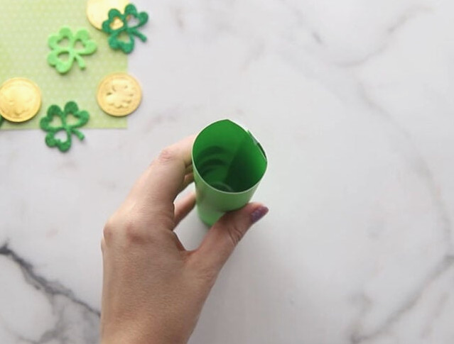 Roll Paper together and tape