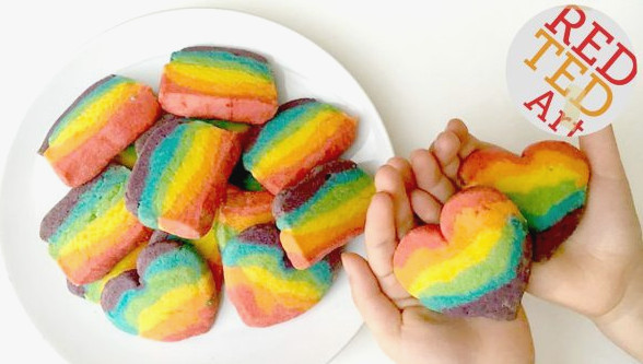 Fun Rainbow Cookies