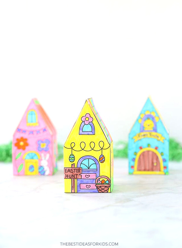 Printable Easter Bunny Homes