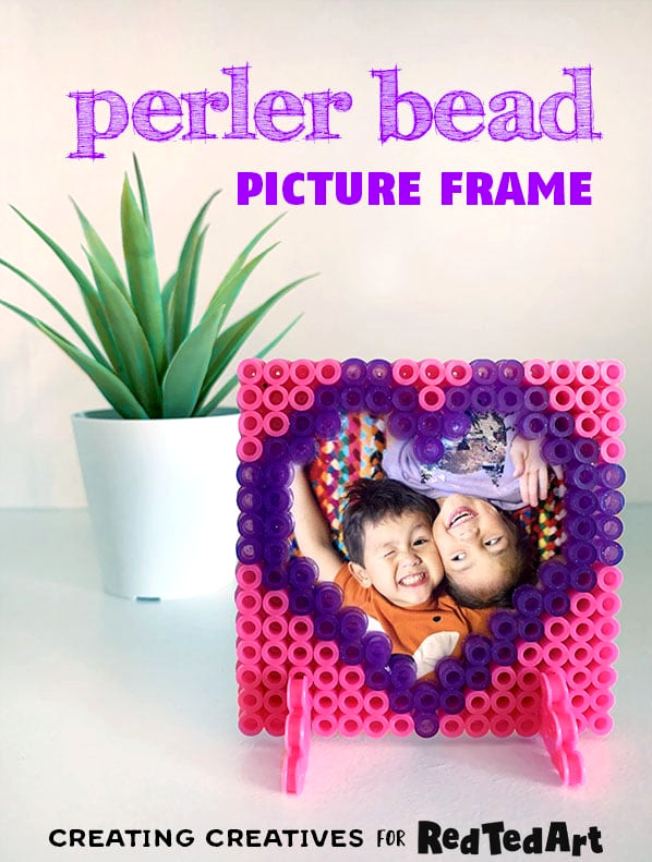 Adorable Perler Bead Frames for Valentines