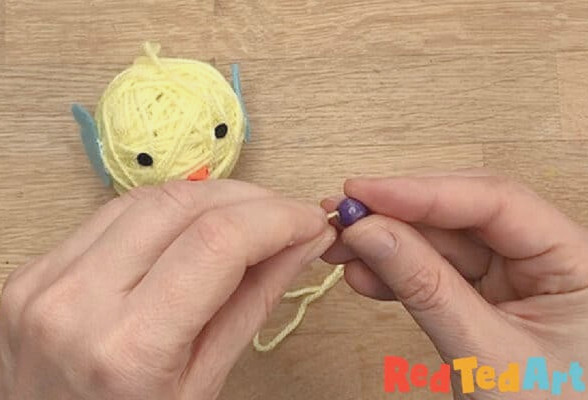 thread on the bead
