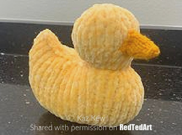 free pattern for knitting a rubber duck