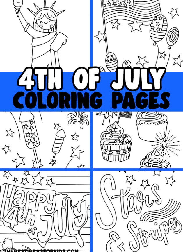 4th of July Coloring Pages for Kids