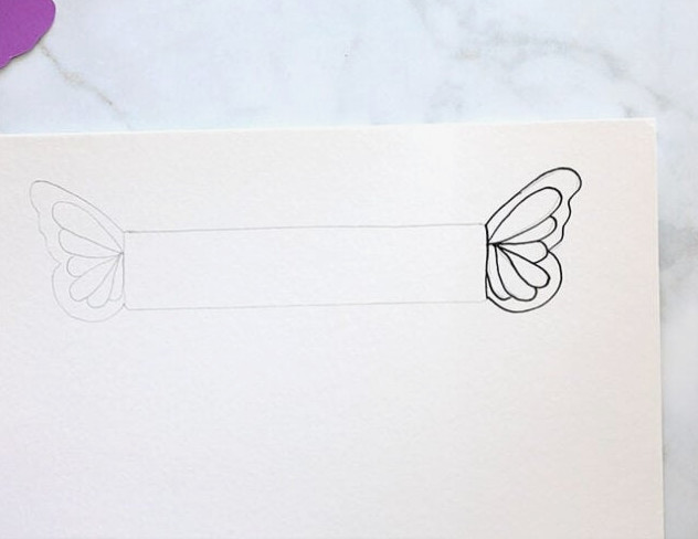Draw and Outline the Bookmark
