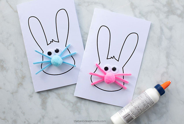 Easter Bunny Card Template
