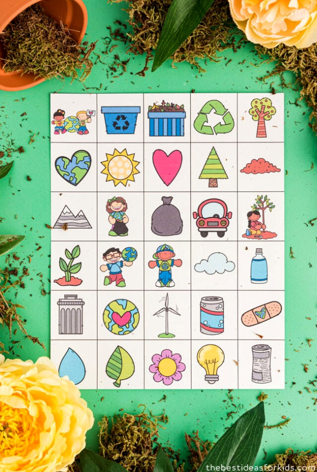 printable earth day bingo free