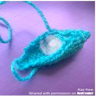 knitted shoe