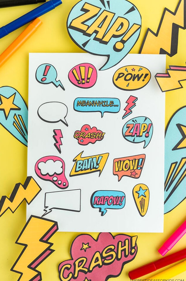 Comic Strip Speech Bubble Templates