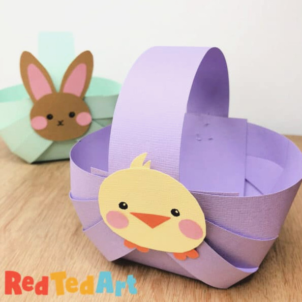 simple DIY Easter basket